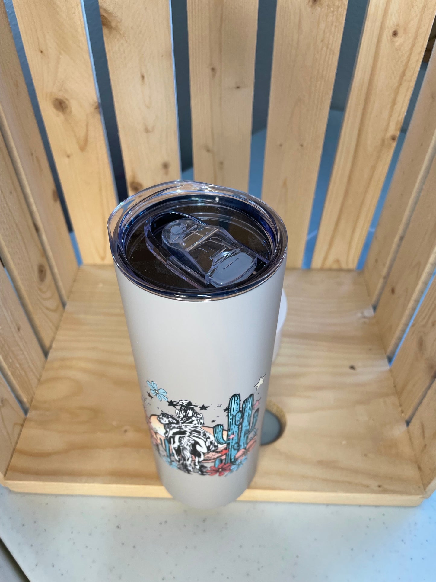 GH 20oz Tumbler - Pale Grey - Desert Cowgirl