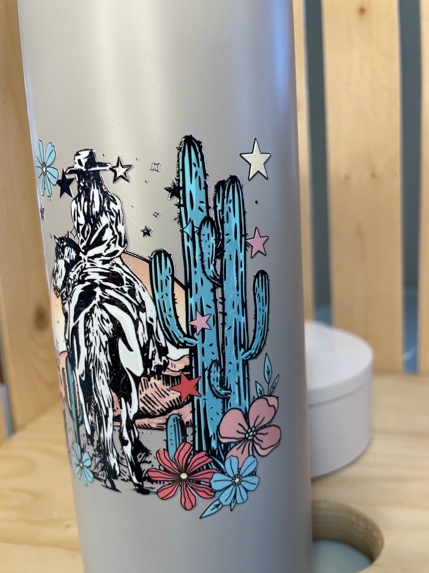 GH 20oz Tumbler - Pale Grey - Desert Cowgirl