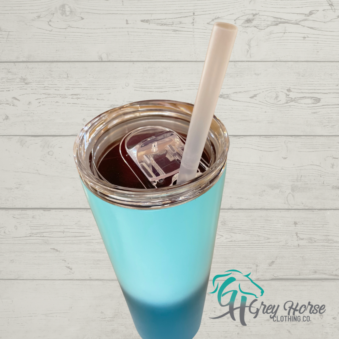 GH 20oz Skinny Tumbler - Blue Teal - Whatever I Want