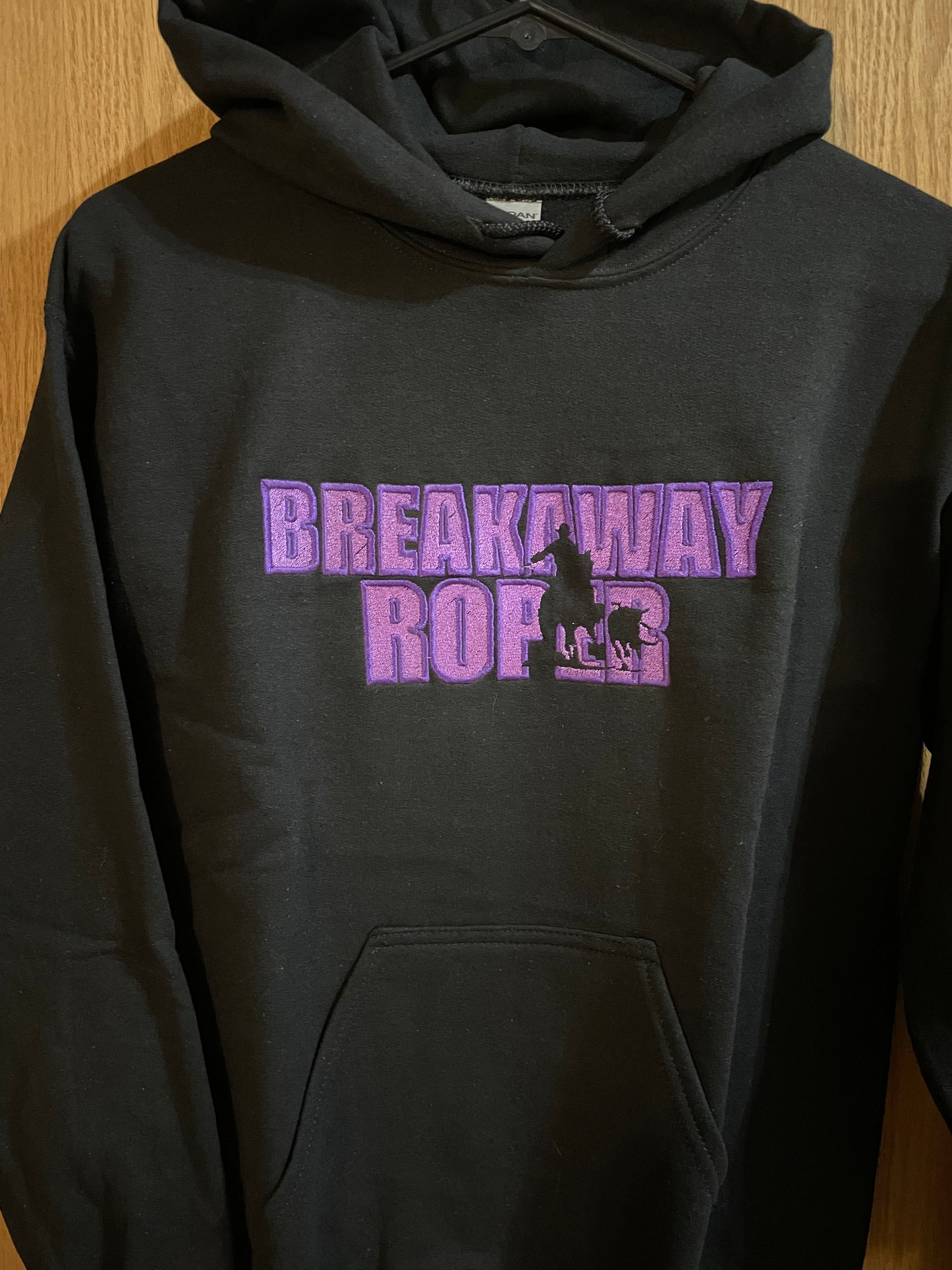 GH Adult Hoodie - Breakaway Roper (Black/Purple)