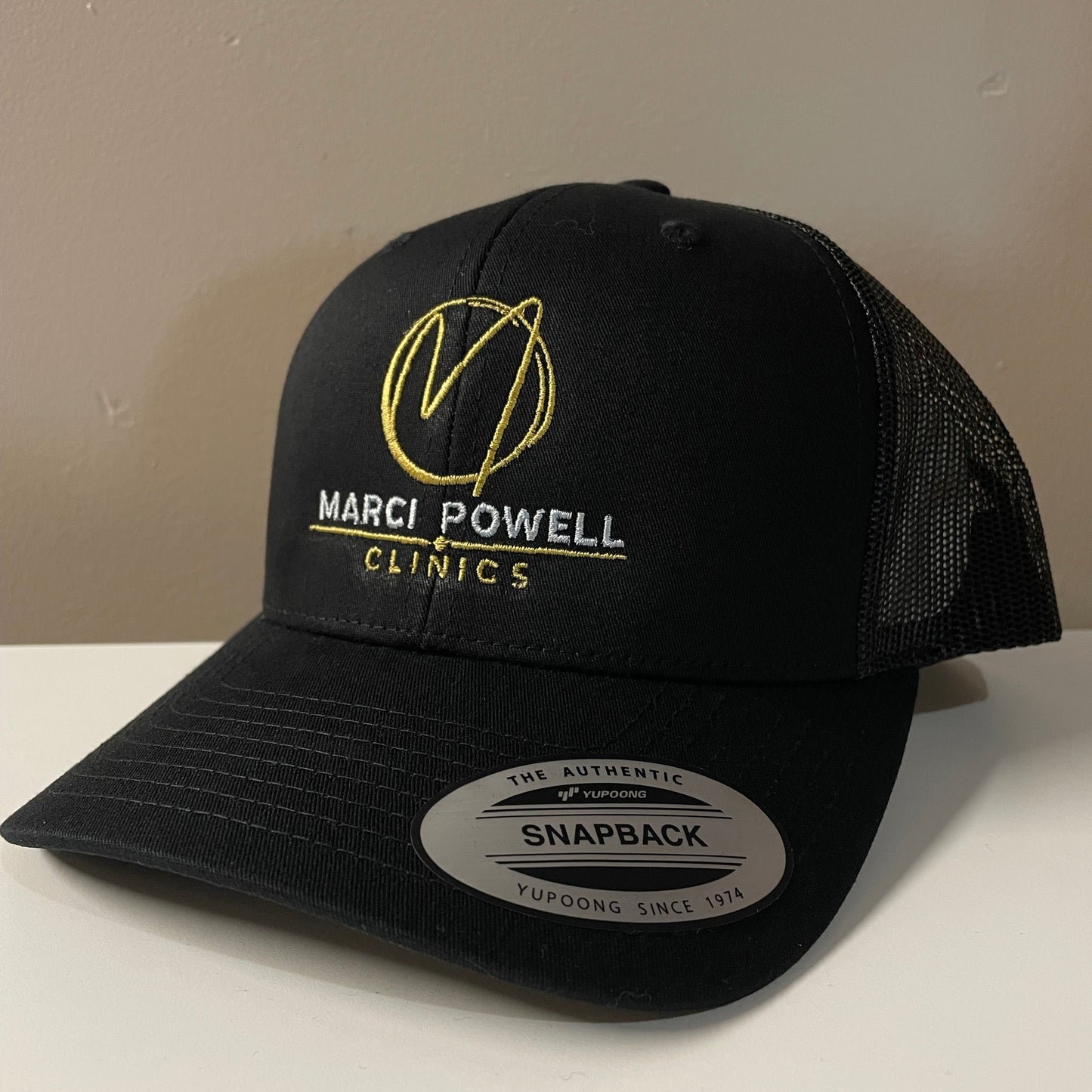 Marci Powell Clinics - Ball Cap New Gold/Silver Logo