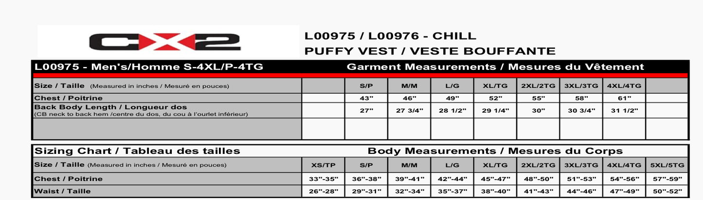 Oak Ridge - Puff Vest - Mens