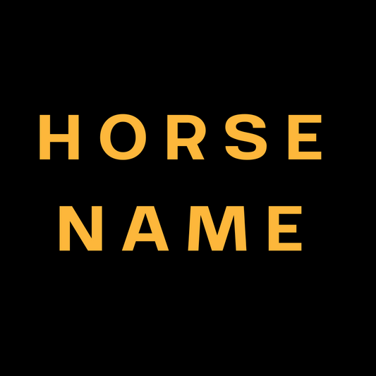 CRTR - Add Horse Name