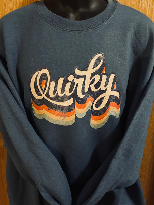 GH Adult Crewneck - XL Blue, Quirky