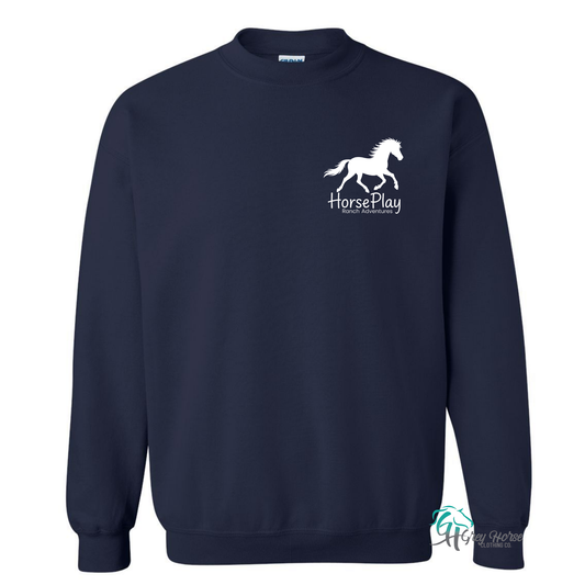 Horse Play - ADULT Crewneck Sweatshirt