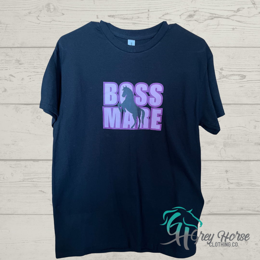 GH Adult Tshirt - M Black, Boss Mare