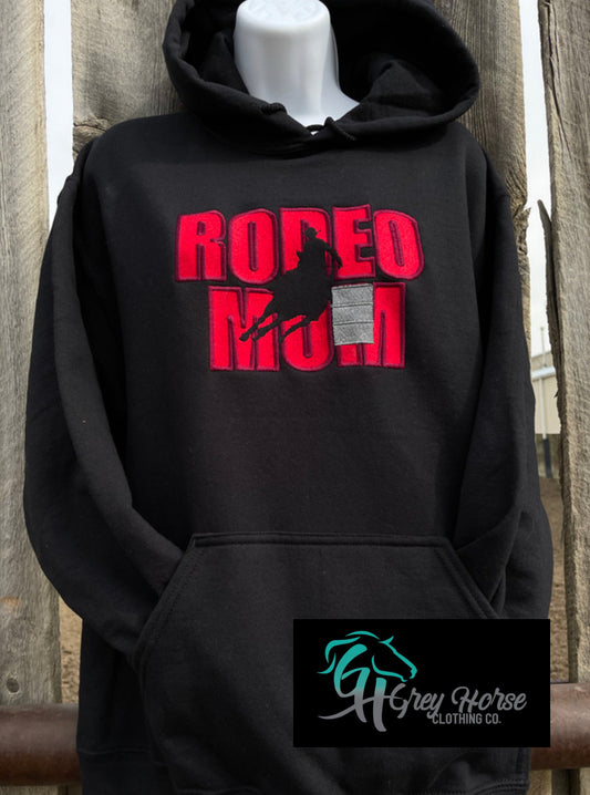 GH Adult Hoodie - Rodeo MomBarrels (Red)